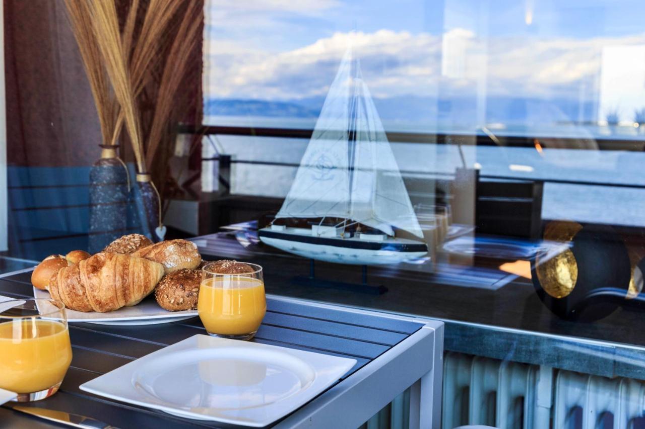 Auszeit Apartment Lakeside Mit Privatstrand フリードリヒスハーフェン エクステリア 写真